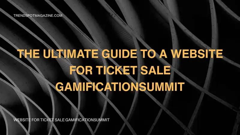 website for ticket sale gamificationsummit