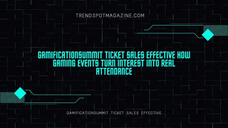 gamificationsummit ticket sales effective